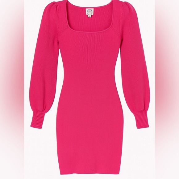 Blue Rain Dresses & Skirts - Blue Rain by Francesca's Fuchsia Pink Sweater Dress – Size Small – NWT MSRP $70